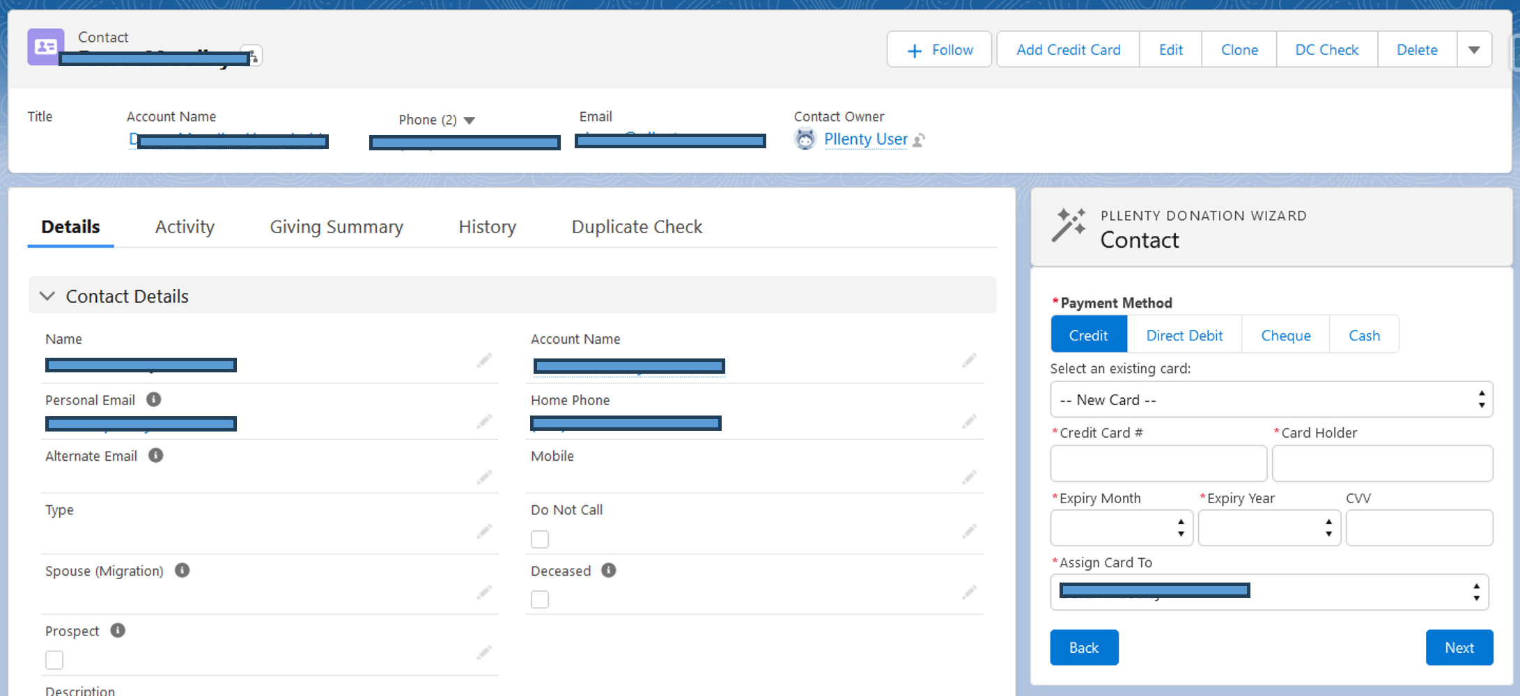 Salesforce Payments | Pllenty